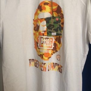 Bape X Pubg tee shirt